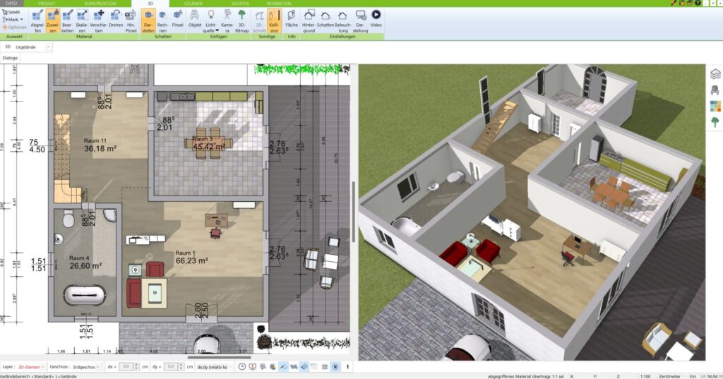 3D Hausplaner Software Architektur Programm Immocado