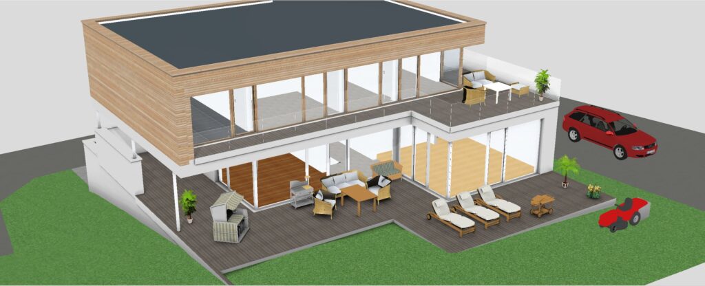 Projektpräsentation im 3D Architekt von Immocado