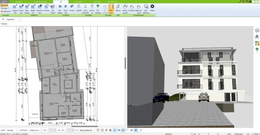 Passivhaus selber planen mit dem 3D Architekt von Immocado