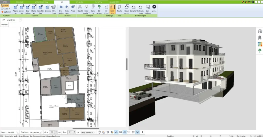 Realistische Materialdarstellung So sehen Ihre Bodenbeläge und Wandstrukturen im 3D Architekten aus