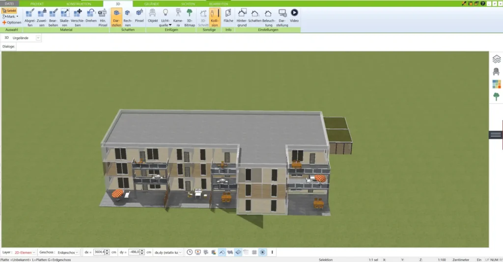 Erleben Sie Ihr geplantes Haus mit Garage in fotorealistischer Qualität – für eine Vorstellung, die der Realität ganz nah kommt