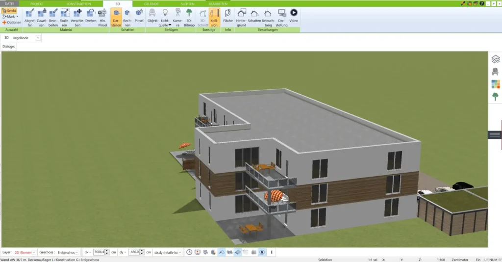 Fotorealistische 3D-Visualisierung Ihres Tiny House – erleben Sie Ihr Projekt schon vor dem Bau in lebendigen Farben und realistischen Details