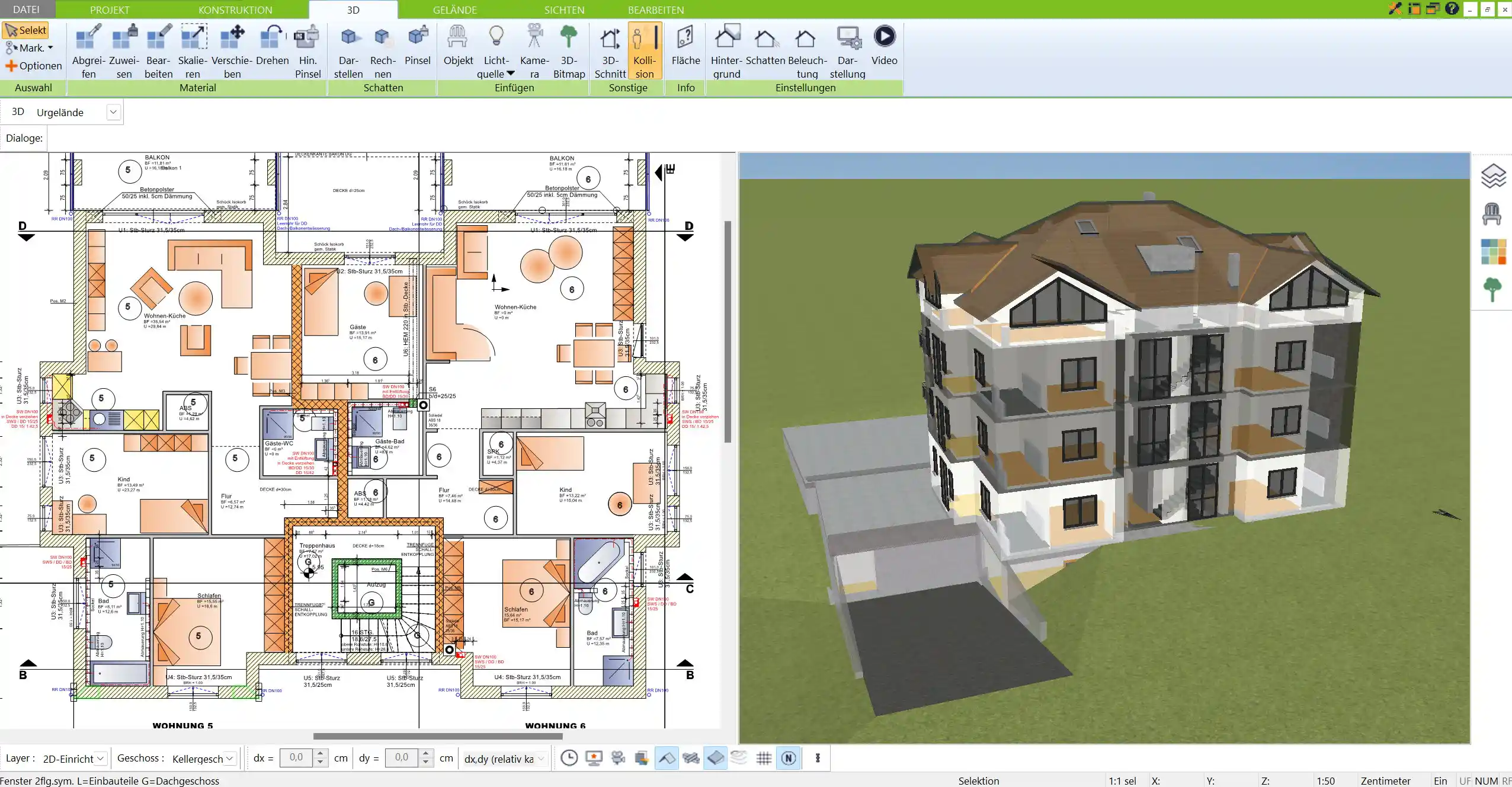 Grundstücksgröße bestimmen – Mit dem 3D Architekt von Immocado die optimale Größe und Aufteilung des Grundstücks planen