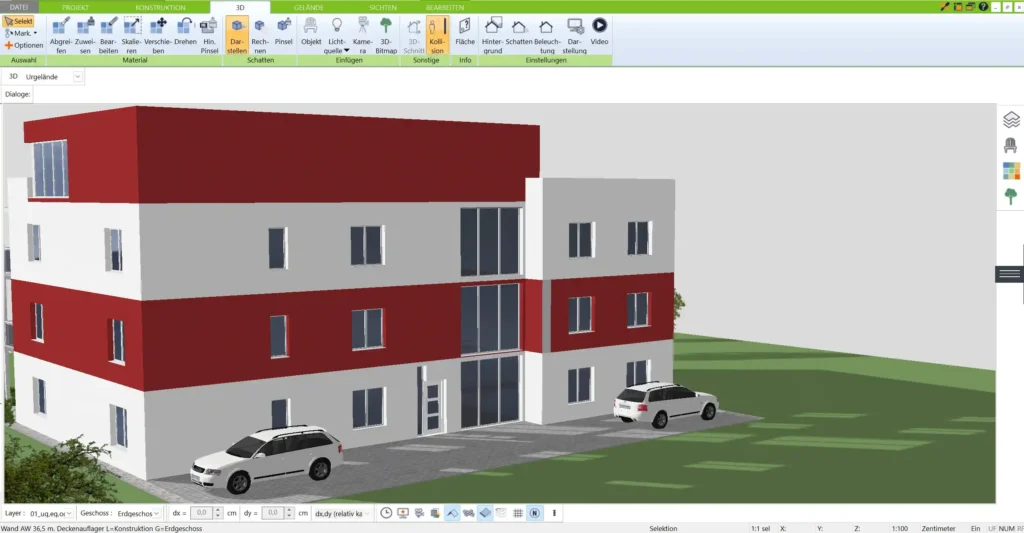 Visualisieren Sie Ihr Projekt fotorealistisch Authentische Vorschau Ihres zukünftigen Landhauses