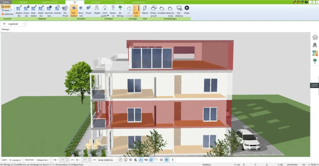 Visualisieren Sie Ihr Sonnenhaus fotorealistisch – erleben Sie Ihr Projekt schon in der Planungsphase mit dem 3D Architekt