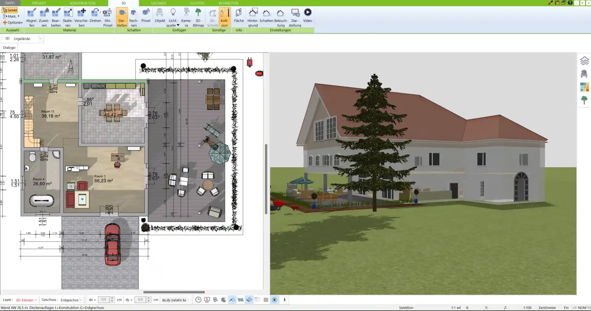 3D Architekt von Immocado – Erstellen Sie professionelle Grundrisse in 2D und 3D