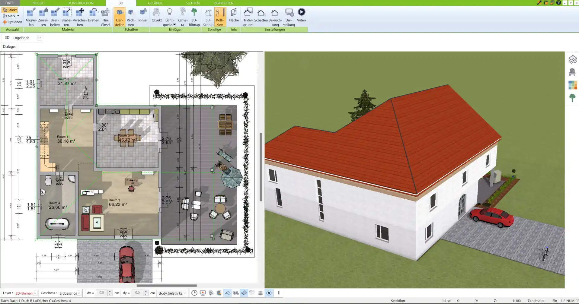 Ihr Mehrgenerationenhaus in 3D – klare und realistische Planung mit der Immocado-Software