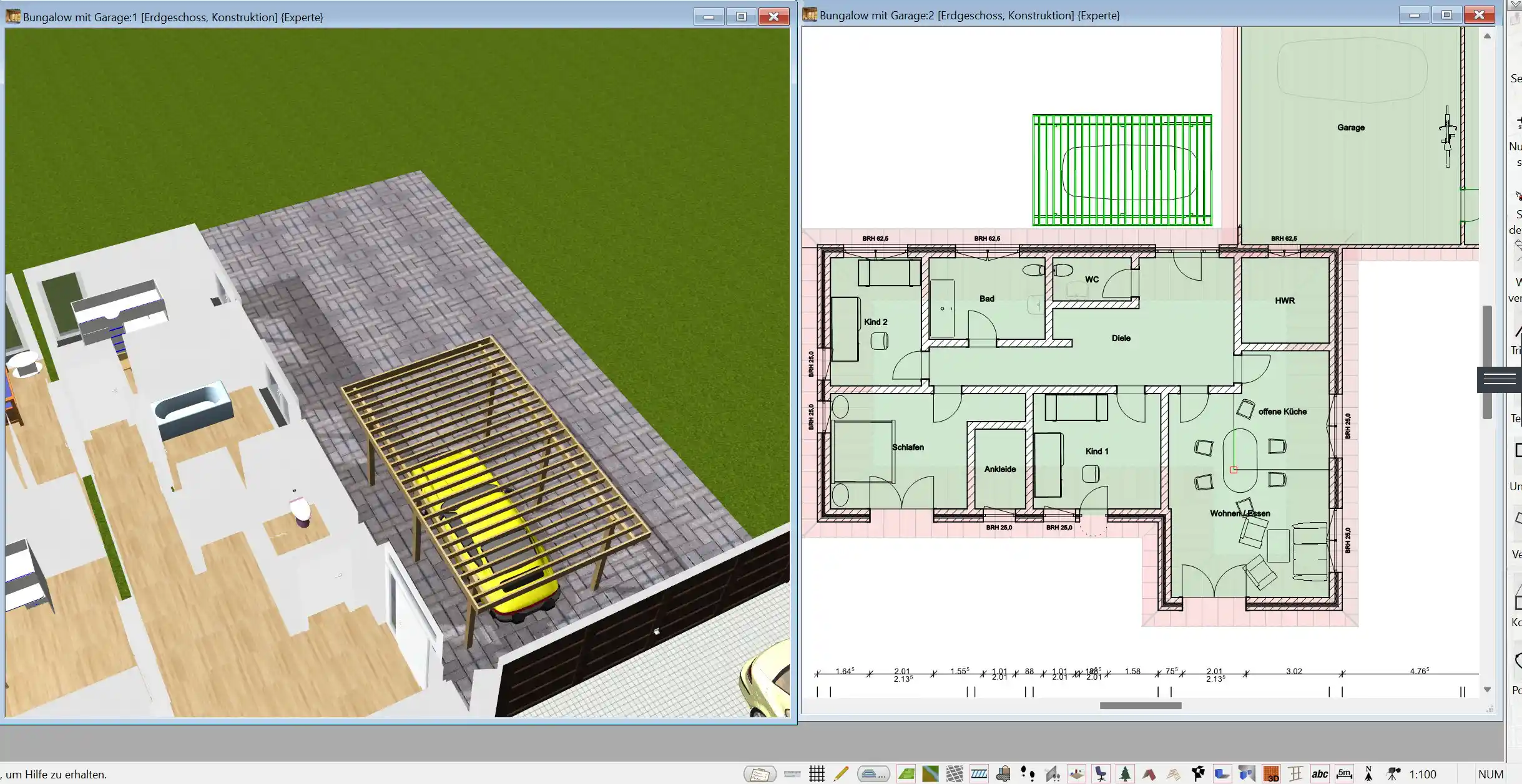 Pavillon im Garten – Planung und Visualisierung mit dem 3D-Architekt von Immocado