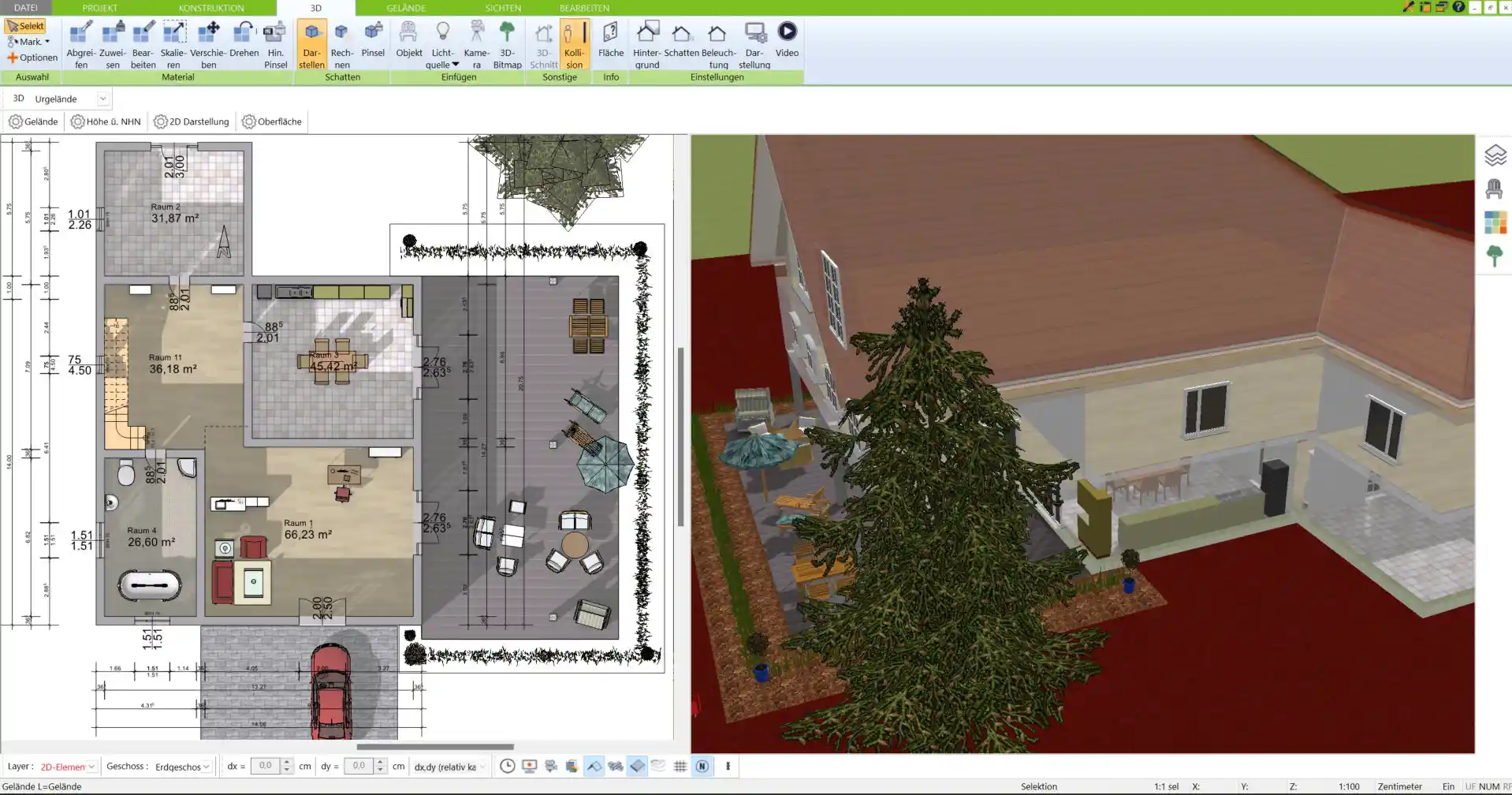 Grundriss-Erstellung mit Immocados 3D Architekt