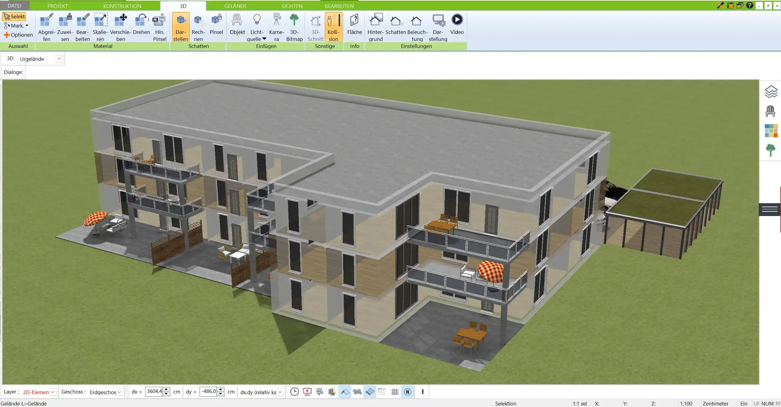 Individuelle Wohnbereiche im Mehrgenerationenhaus – Planung mit dem 3D Architekt von Immocado